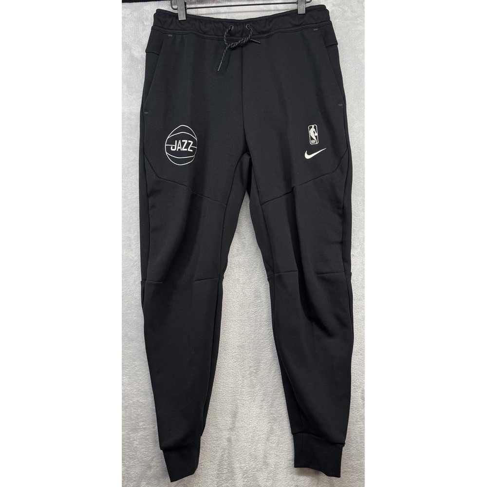 Nike Utah Jazz Dri-Fit Sweatpants Team Issued NBA Black Men's Size M NWT